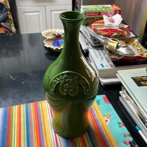 Green Wine Decanter.